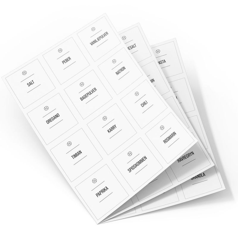 OlsenHome - Labels for organization 84 pcs