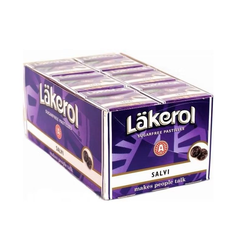 Läkerol Salvi 24 x 25g | Large package | Sugar-free