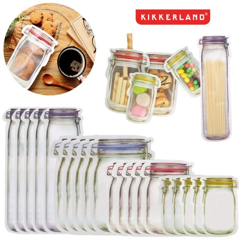 Kikkerland Reusable Bags For Storage