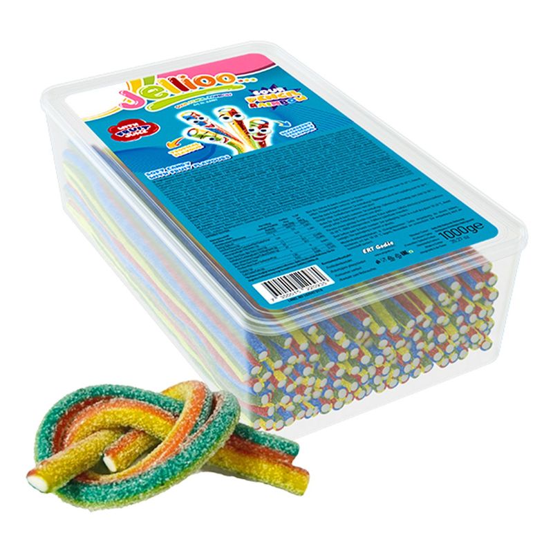 Jellioo Sour Pencil Rainbow Large Pack 1000g