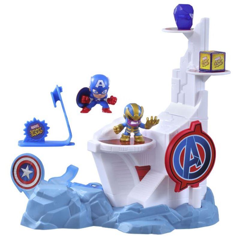 Marvel Stunt Squad Mini Playset - Captain America vs Thanos