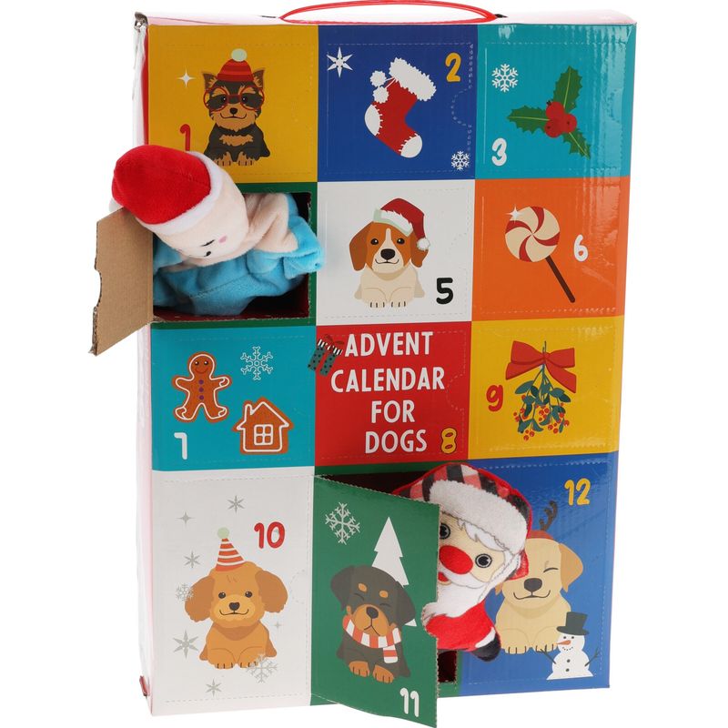 Advent calendar dog | 12 toys in a gift box | Christmas present for dog