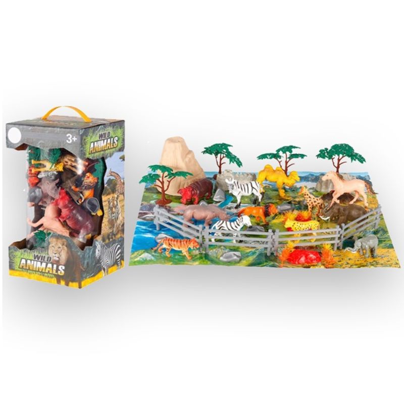 Large Playset With Animals & Accessories | 4 ass