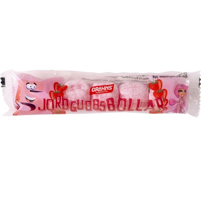 Grahns Strawberry Balls 5pk 34g