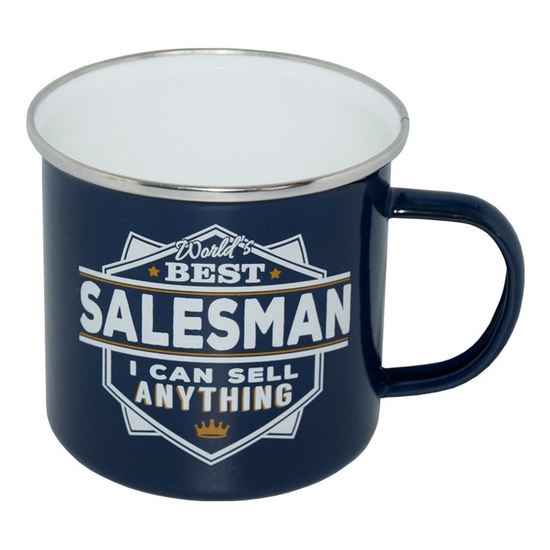 Retro emaljekopp | World's Best Salesman