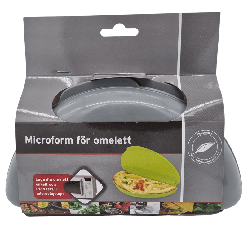 Omelette pan for microwave