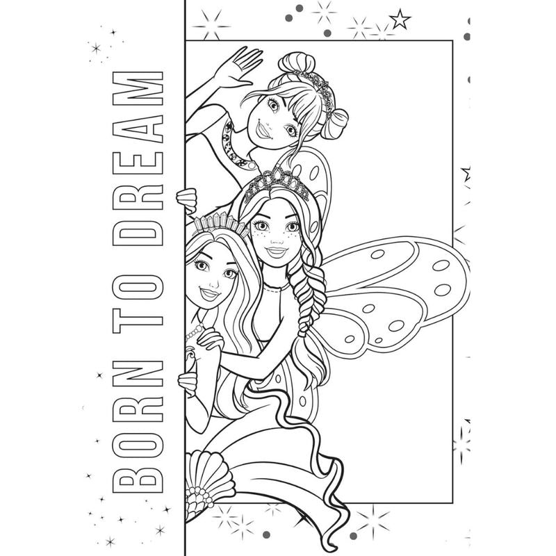 Barbie giant drawing book 192 pages | Creative coloring book