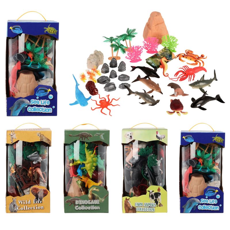 Large Playset With Animals & Accessories | 4 ass