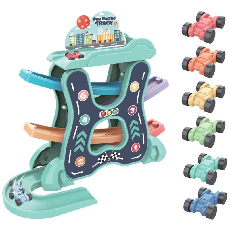 Click Clack Playset With 6 Cars