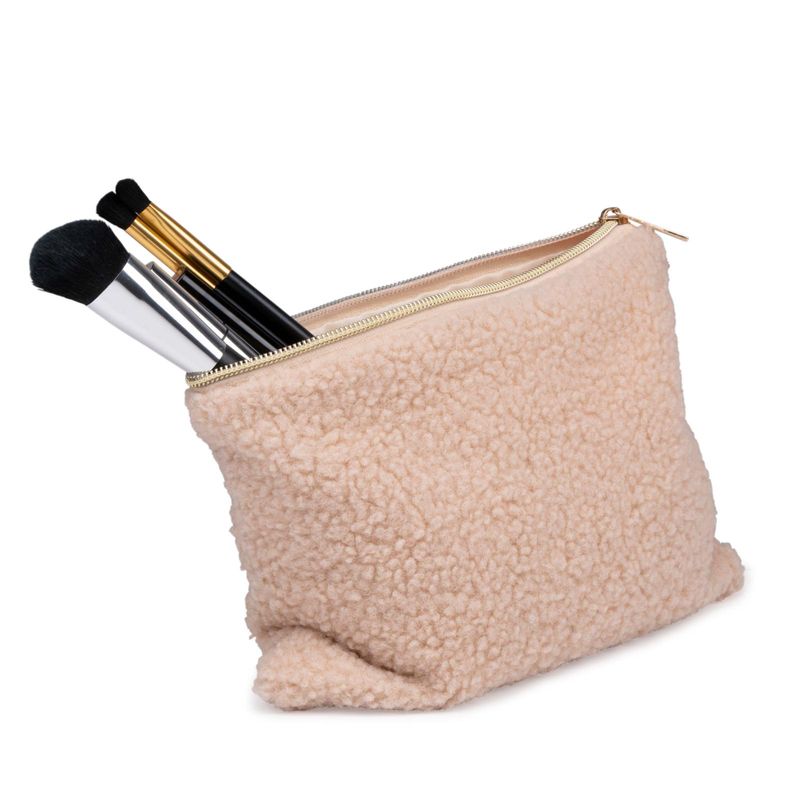 Teddy cosmetic bag 23x19cm | Soft makeup bag