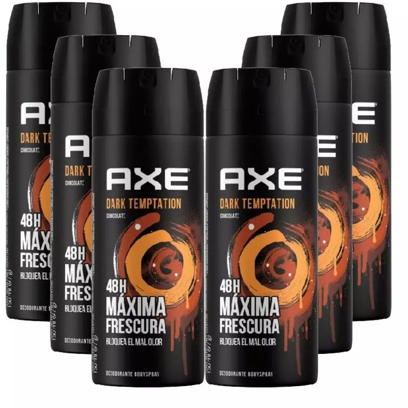 Axe Body Spray Dark Temptation 6x150ml | Bulk pack