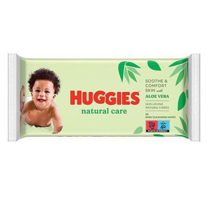 Huggies - Våtservietter Med Aloe Vera 56pk
