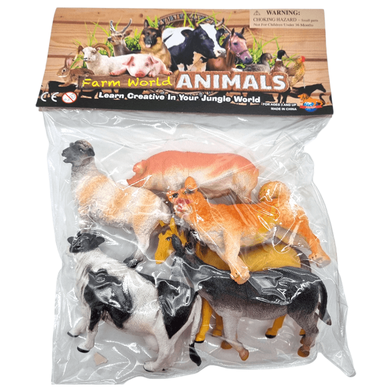 Farm Animals 6 - pcs