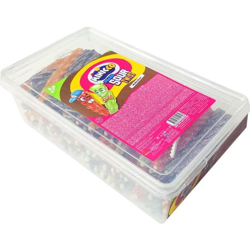 Minicco Filled Sour Twist Multicolour 1500g