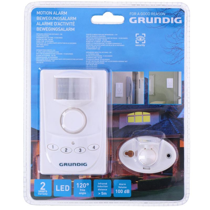 Grundig Alarm With Motion Sensor | Code