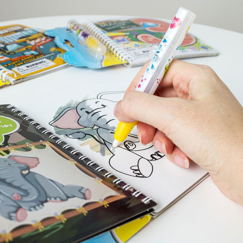 Magic Water Coloring Books 3pk | Reusable & Silver-Free