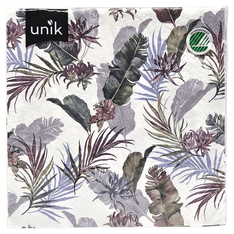 Napkins Tropical Dream 20pk 3 - ply | 33x33cm | Unique