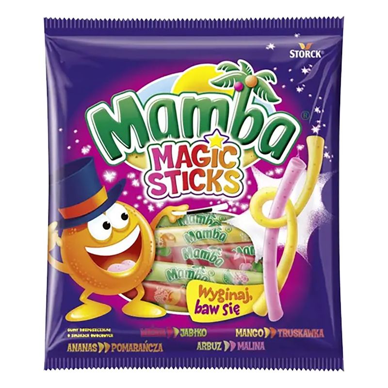 Mamba Magic Sticks Fruit Caramels 140g