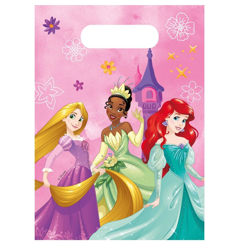 Disney Princess plastic goody bags 6pk