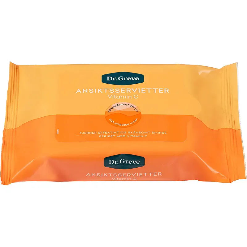 Dr. Greve Facial Wipes Vitamin C 20pcs | Gentle without perfume