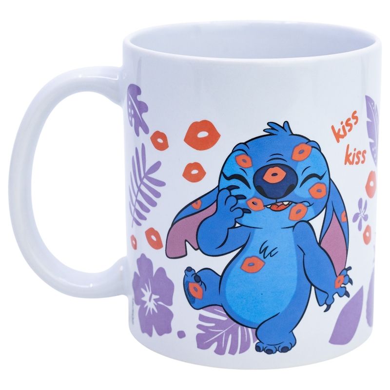 Krus Stitch og Angel 325ml | Disney krus med hjerte | Perfekt gave