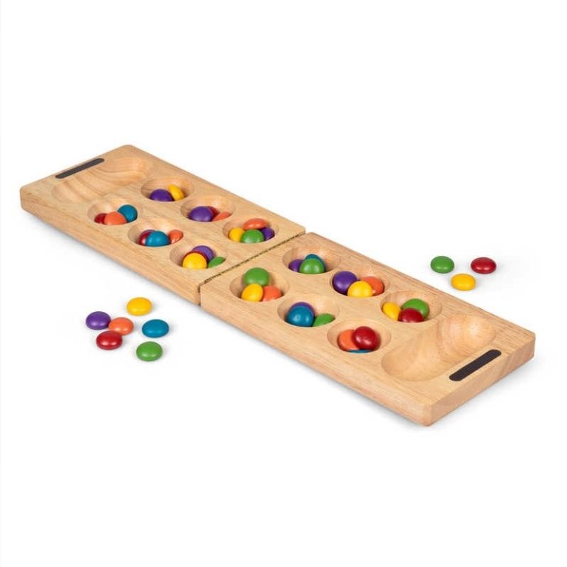 Wooden Mancala board game