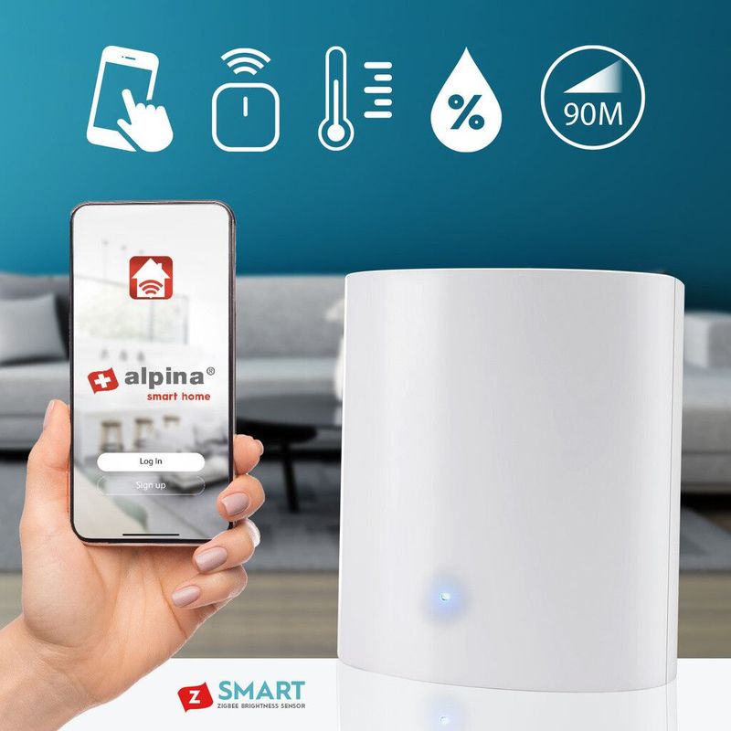 Alpina Zigbee Smart Climate & Humidity Meter