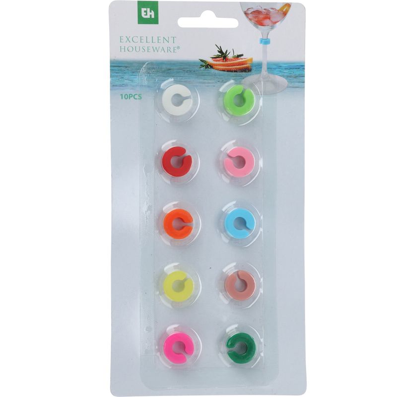 Glassmarkører 6 - 10pk | 3 ass | Excellent Houseware