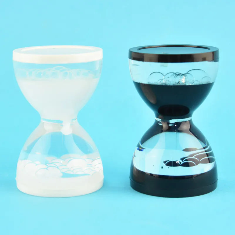 Hourglass liquid hour 7cm | Hydraflux Monochrome