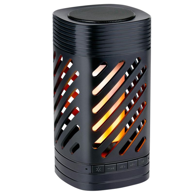 Bluetooth speaker with lantern | RGB light show and flame effect | Portable