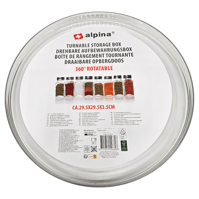 Spinning board Round 29x29×3.5cm | Alpina