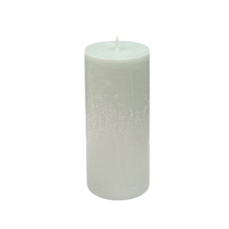 Cube Candle Candle Green 6.8x15 cm | Nordic Ecolabel