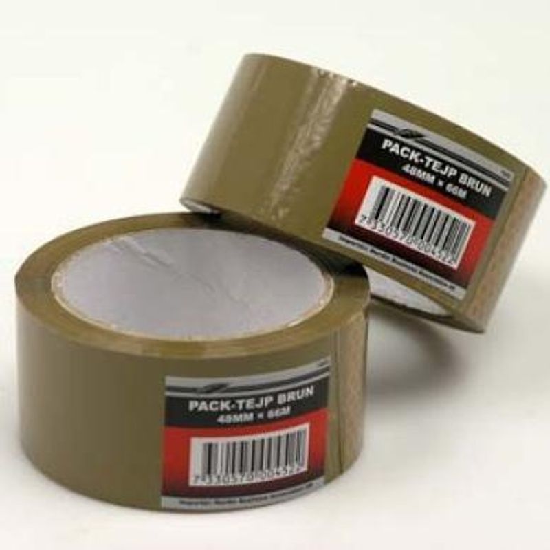 Packaging tape Brown 48mm x 66m