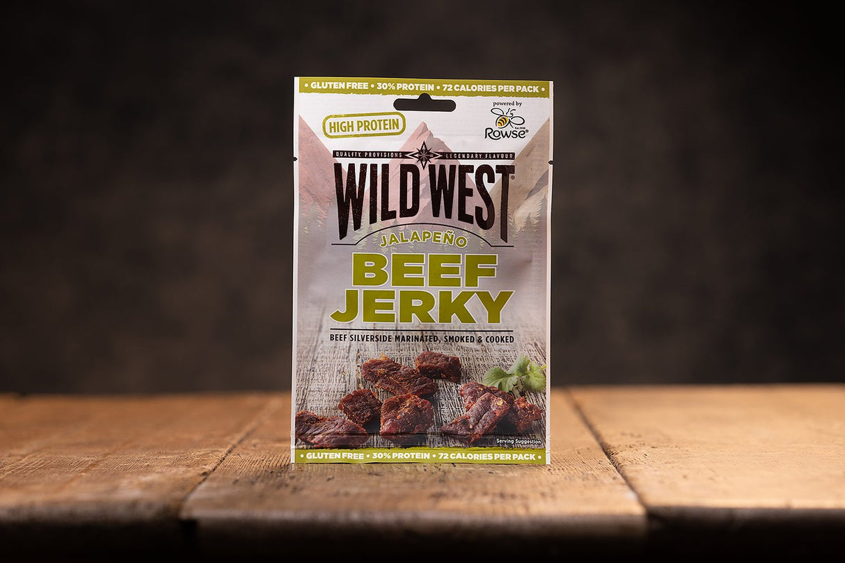 Wild West Beef Jerky Jalapeno 25g