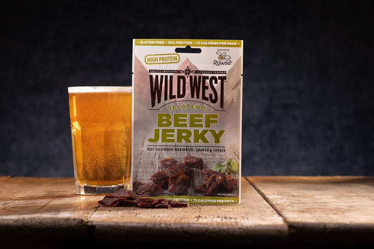 Wild West Beef Jerky Jalapeno 60g
