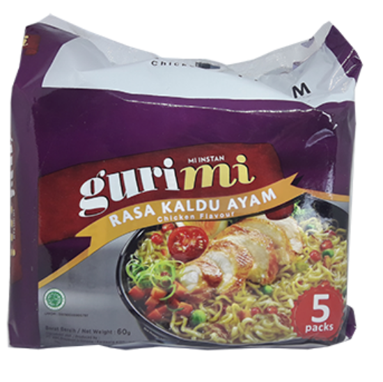 Gurimi Nudler Kylling 5x60g