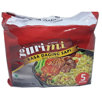 Gurimi Nudler Biff 5x60g