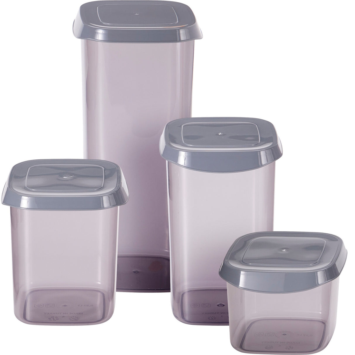 Oppbevaringsbokser med Lokk 8stk | Excellent Houseware