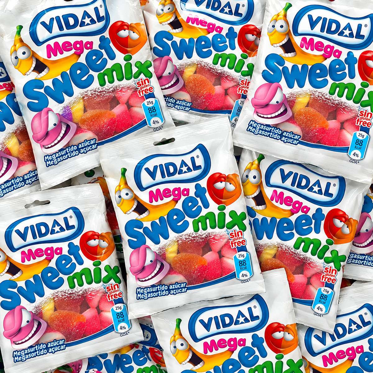 Vidal Mega Sweet Mix 14x90g Large Pack