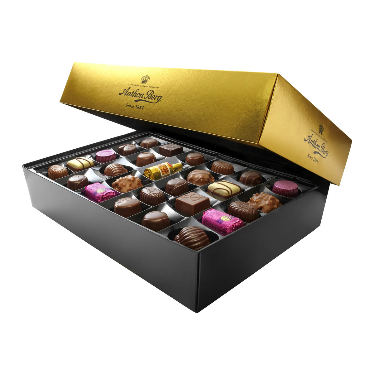 Anthon Berg Luxury Gold 600g | Eksklusiv Sjokoladekonfekt