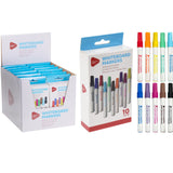 Whiteboard-tusjer 10pk | Ulike farger