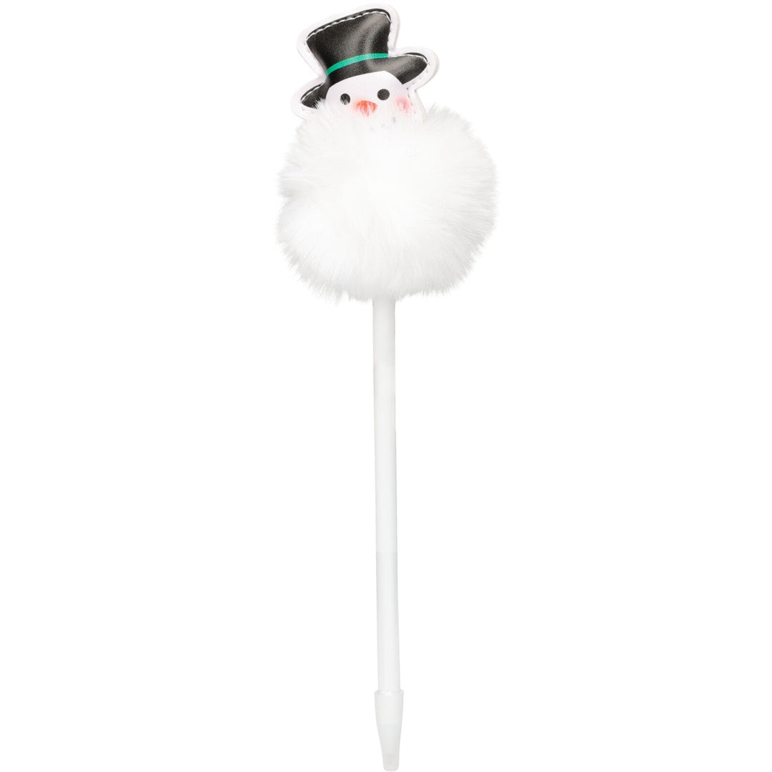 Julekulepenn med Pompom | 25 cm Assorterte Figurer
