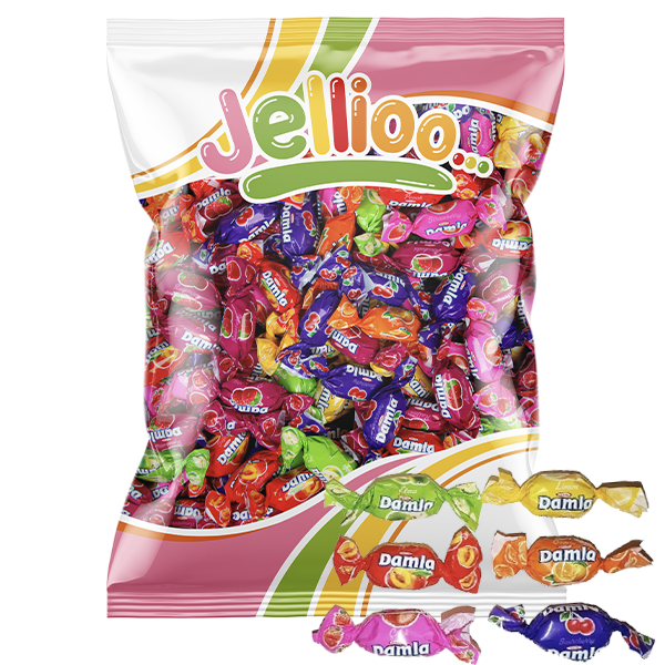 Jellioo Fruktkarameller 1kg | Storpakk
