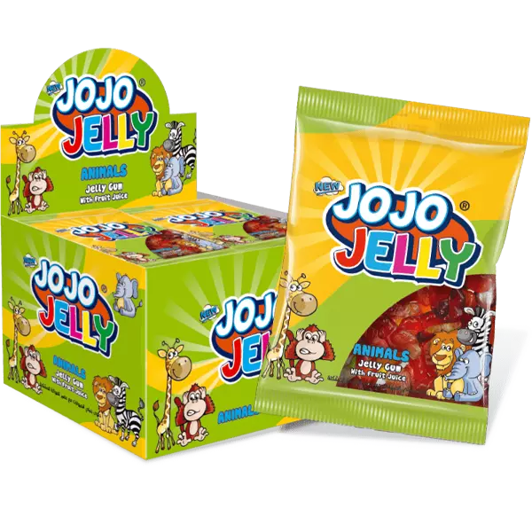 JoJo Jelly Animals 20g x 170stk | Storpakk