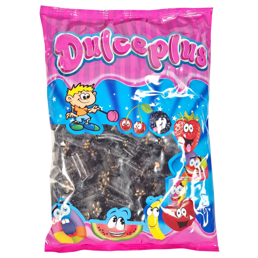 Dulceplus Vingummiblanding Lakris 1kg | Storpakk