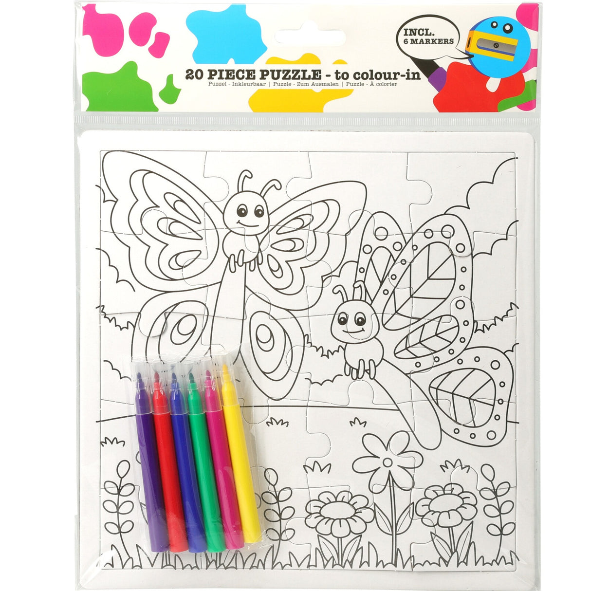 Fargelegg Puslespill Sett | Art & Craft