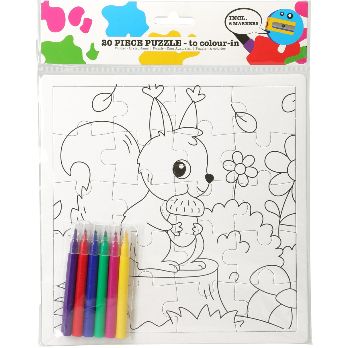 Fargelegg Puslespill Sett | Art & Craft