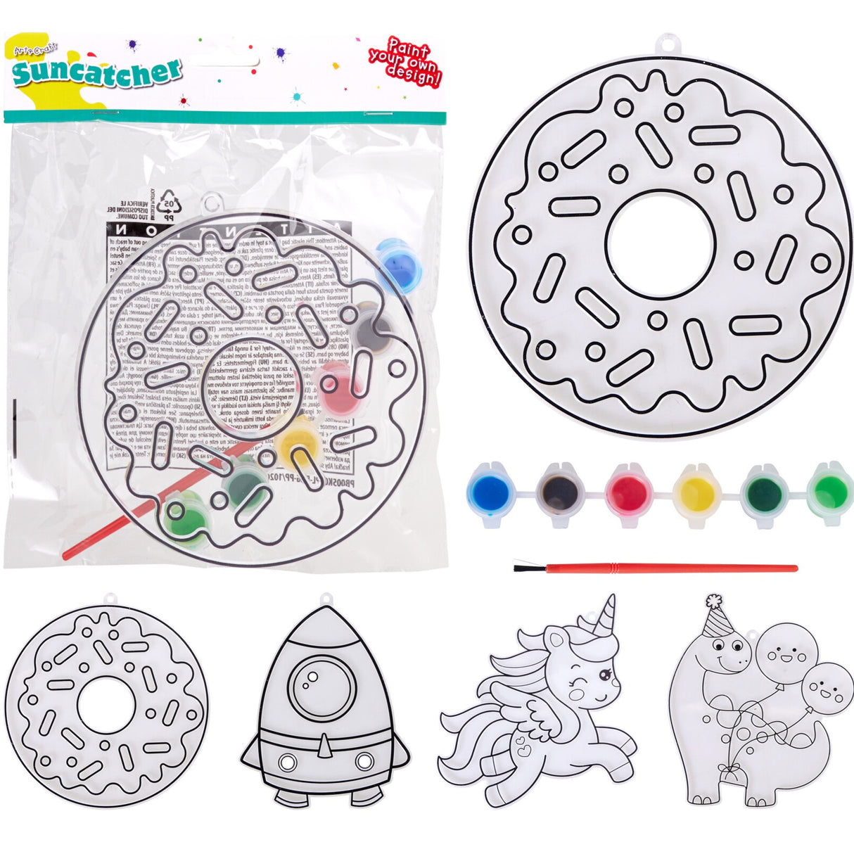 Solfanger Malesett 4 ulike | Art & Craft