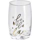Drikkeglass Jul Gulltekst 2pk 300ml | 2ass