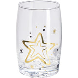 Drikkeglass Jul Gulltekst 2pk 300ml | 2ass